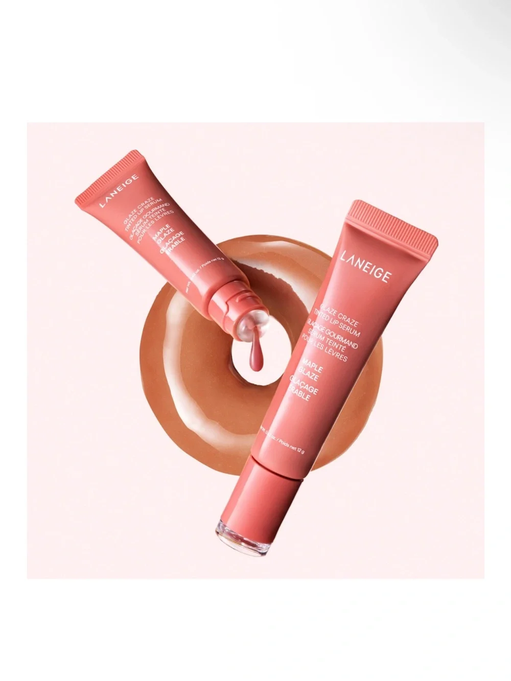 LANEIGE Glaze Craze Tinted Lip Serum — Maple Glaze